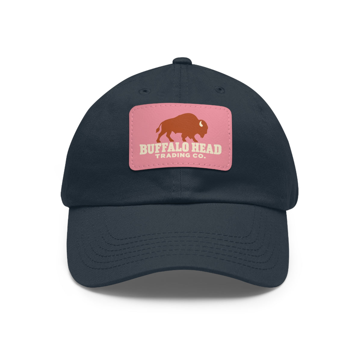 Buffalo Head Trading Co. Leather Patch Dad Hat