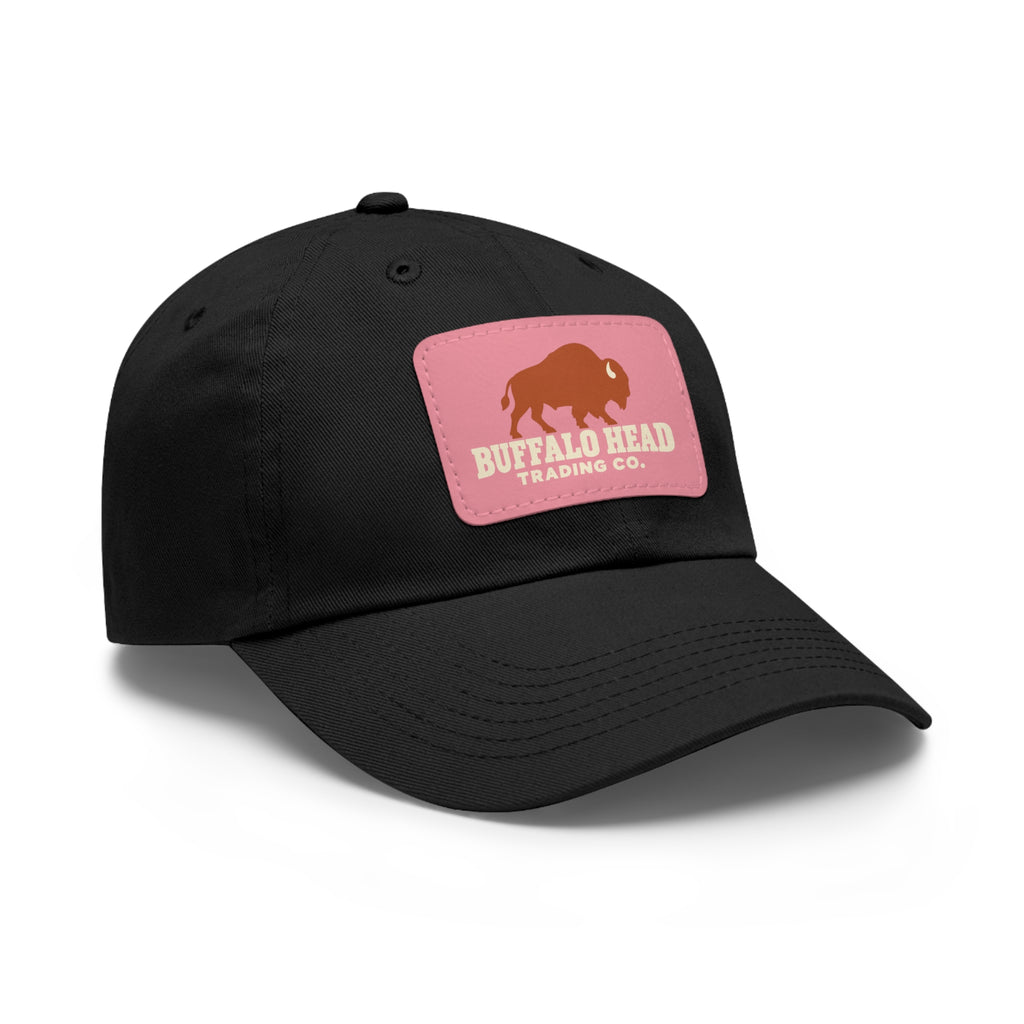 Buffalo Head Trading Co. Leather Patch Dad Hat