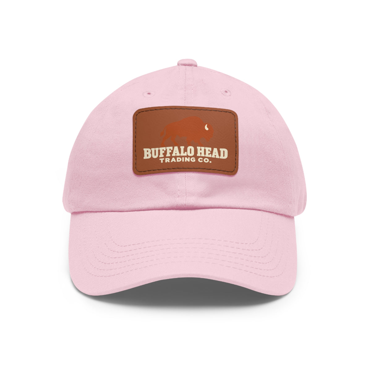 Buffalo Head Trading Co. Leather Patch Dad Hat