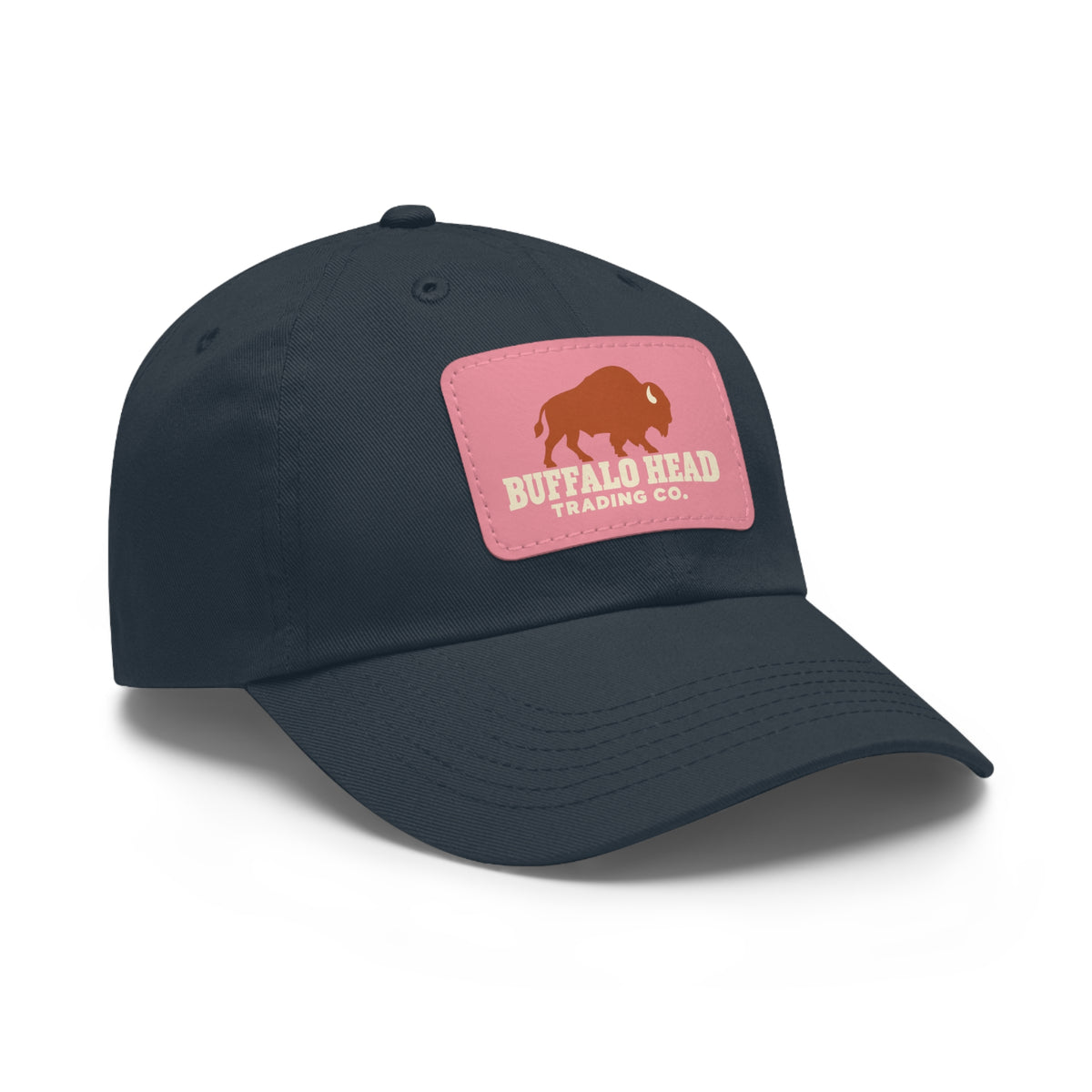 Buffalo Head Trading Co. Leather Patch Dad Hat