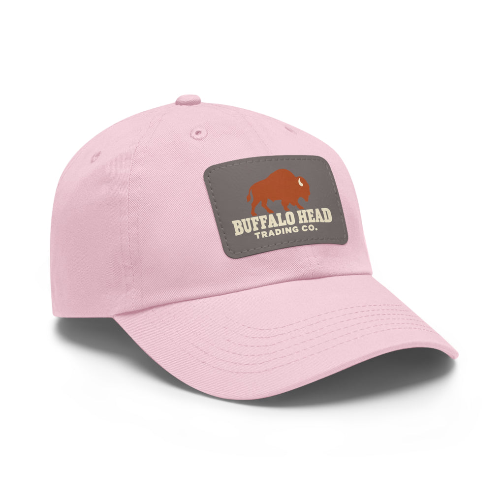 Buffalo Head Trading Co. Leather Patch Dad Hat