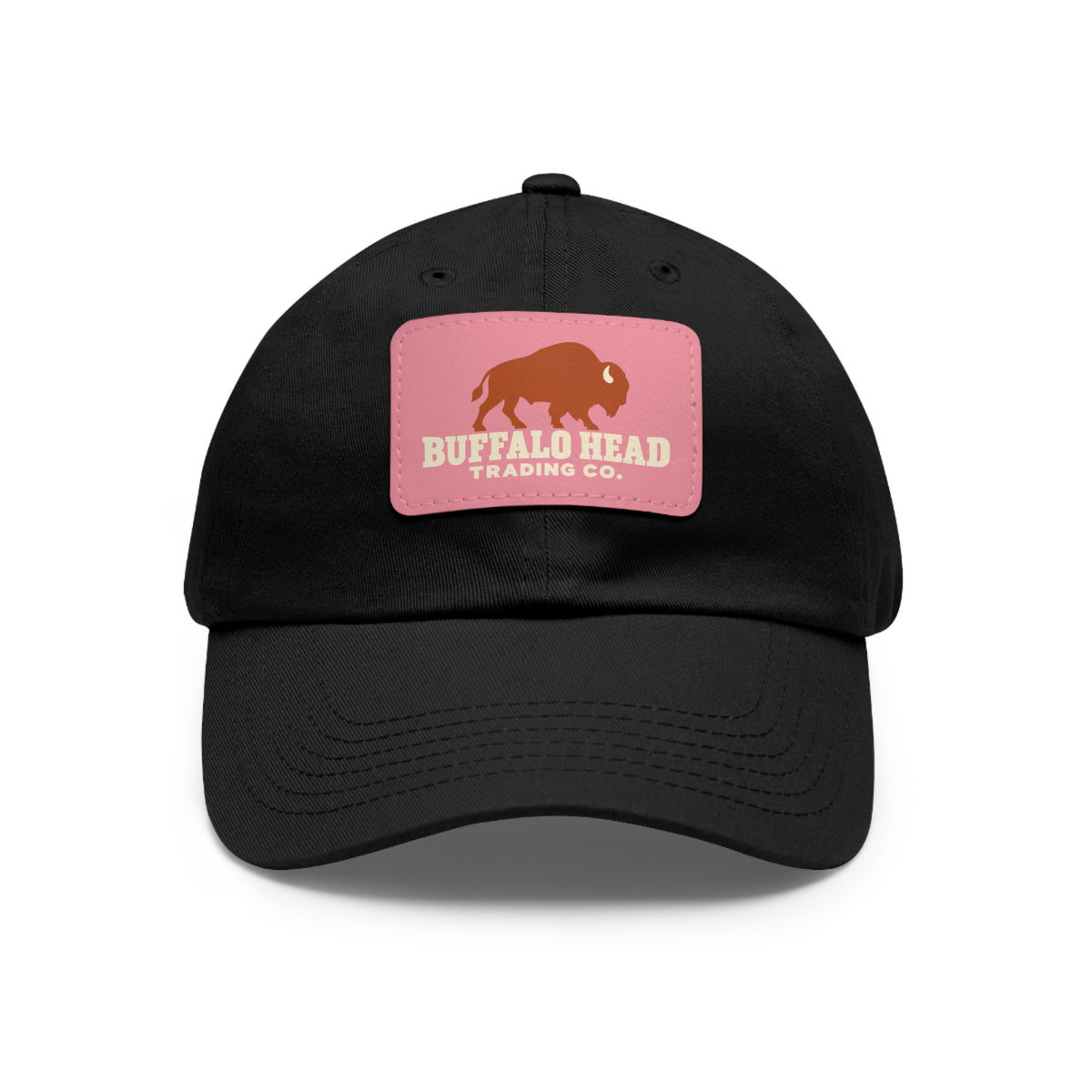 Buffalo Head Trading Co. Leather Patch Dad Hat