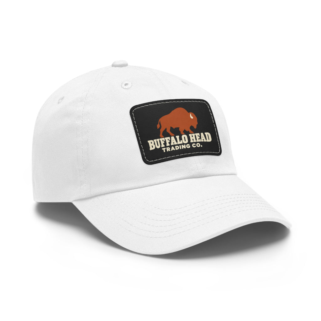Buffalo Head Trading Co. Leather Patch Dad Hat