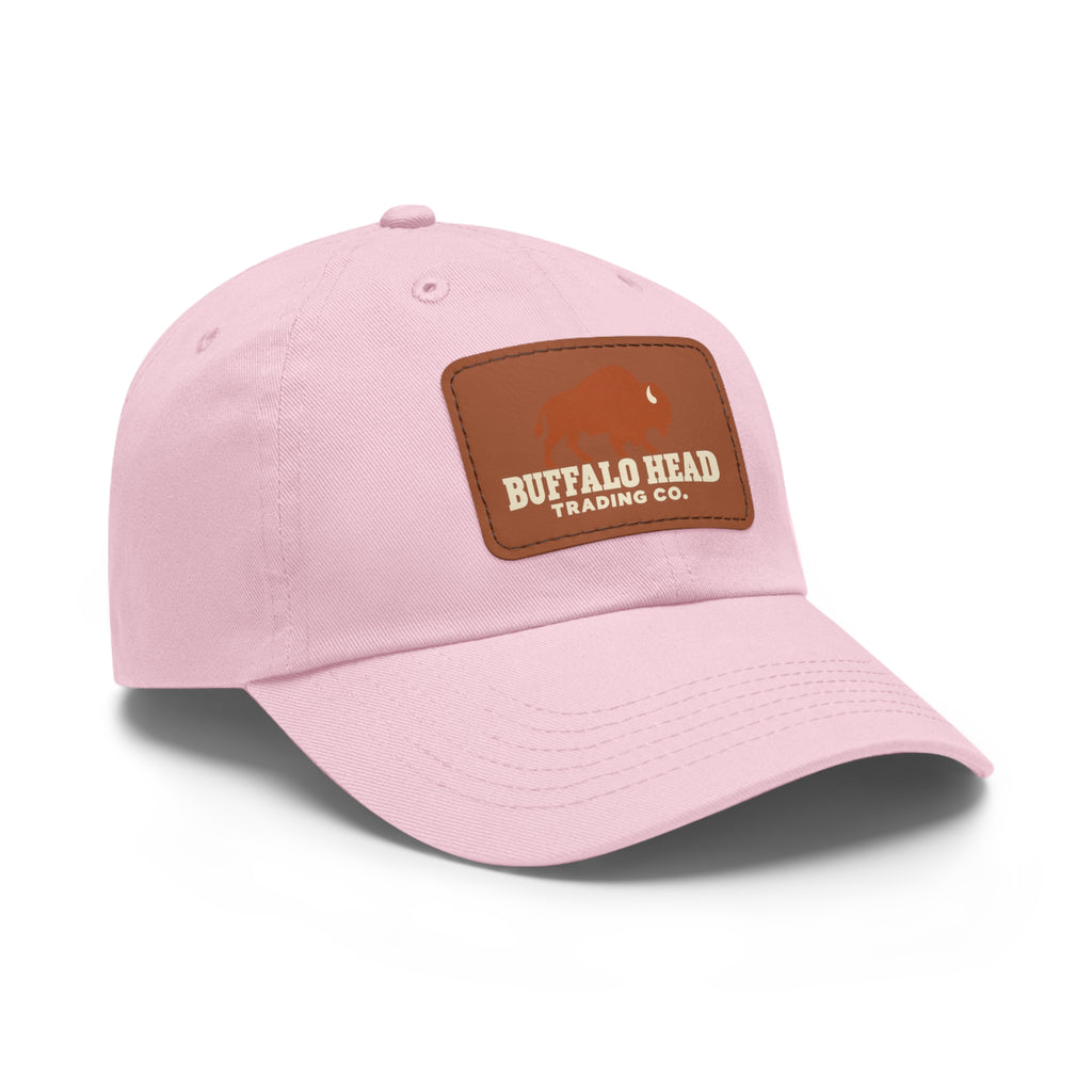 Buffalo Head Trading Co. Leather Patch Dad Hat
