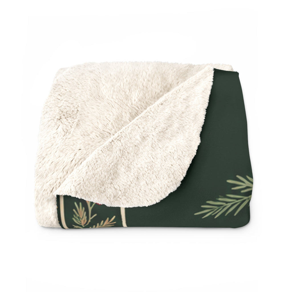 Cold Nights Warm Hearts Sherpa Fleece Blanket