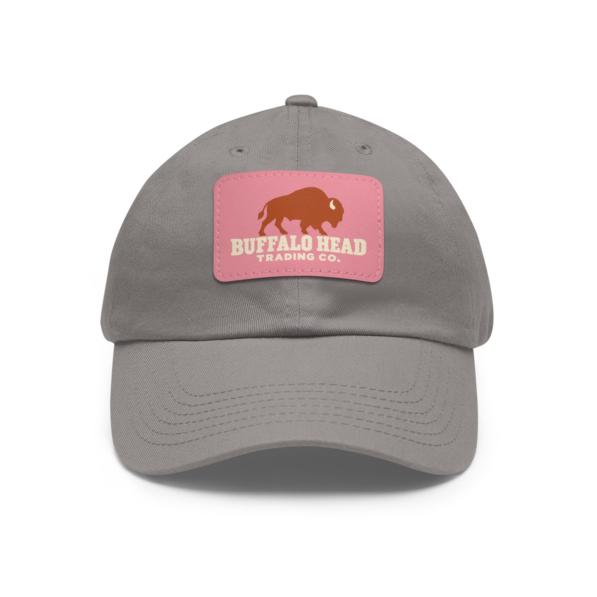 Buffalo Head Trading Co. Leather Patch Dad Hat