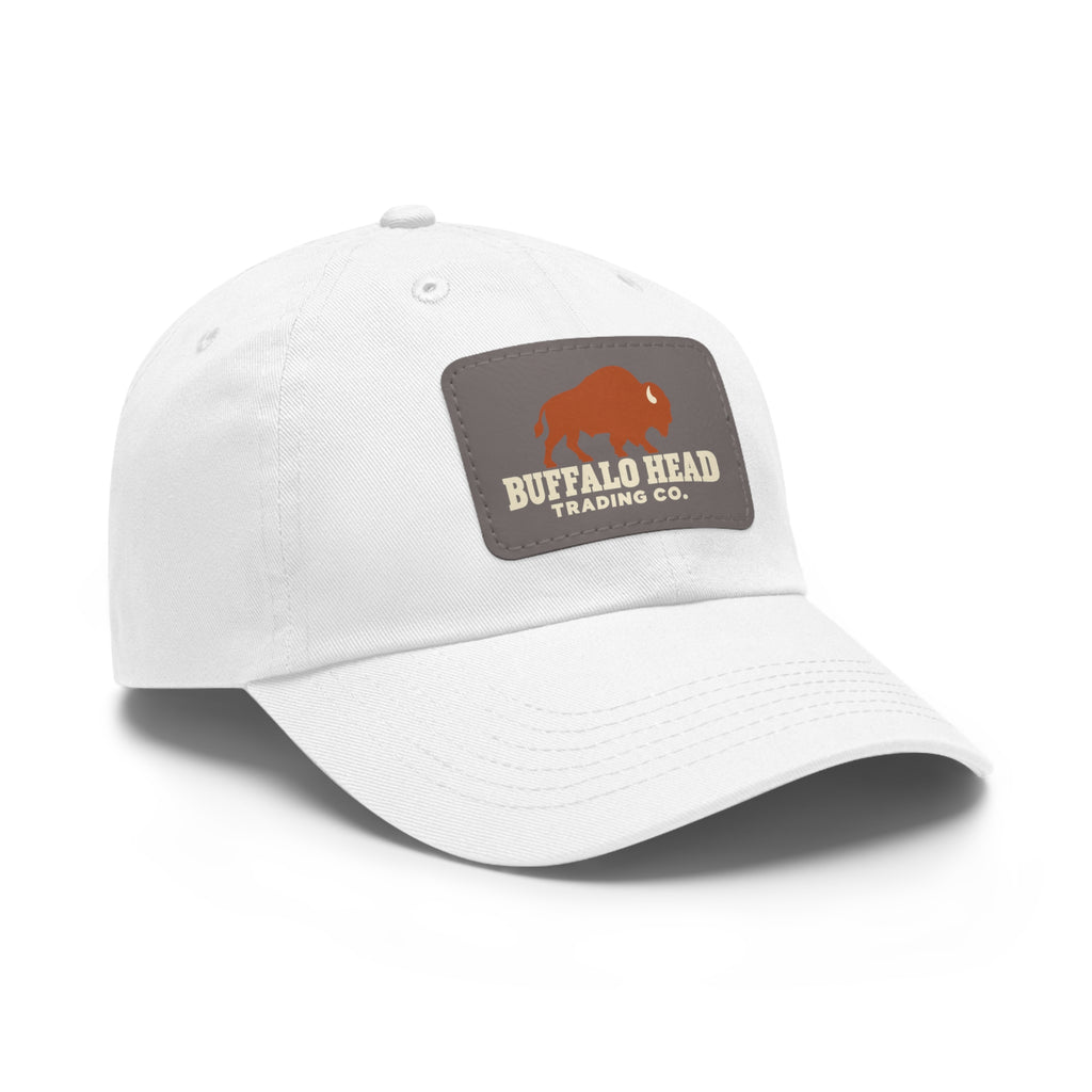 Buffalo Head Trading Co. Leather Patch Dad Hat