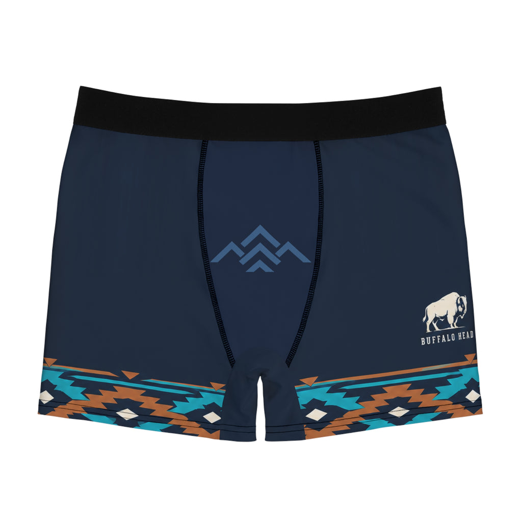 Buffalo Head Southwestern Pattern Boxer Briefs