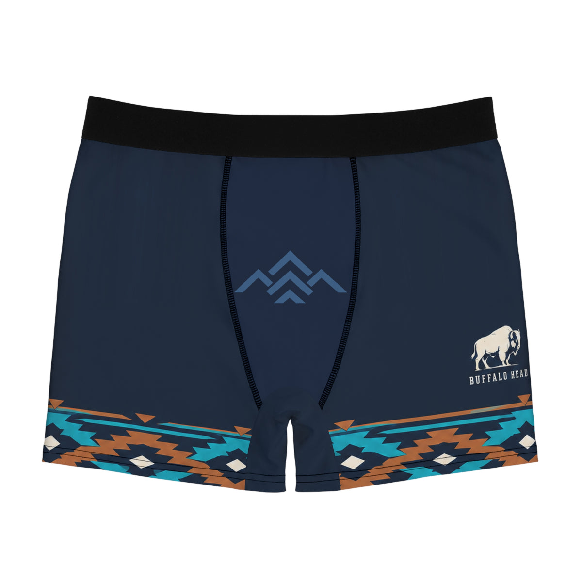 Buffalo Head Southwestern Pattern Boxer Briefs