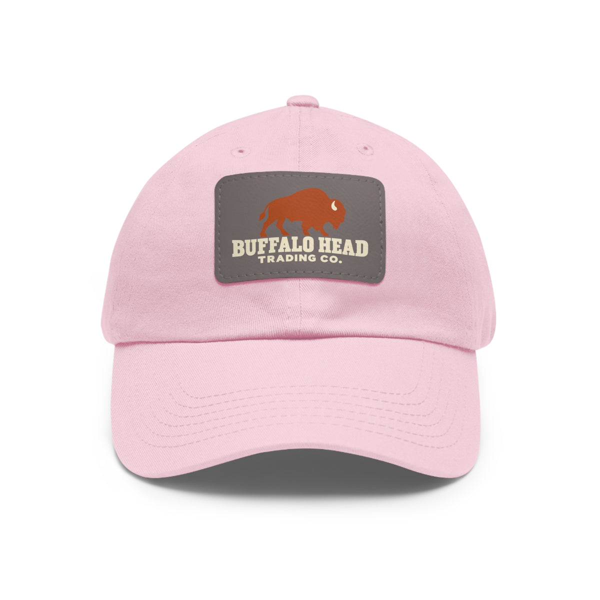 Buffalo Head Trading Co. Leather Patch Dad Hat