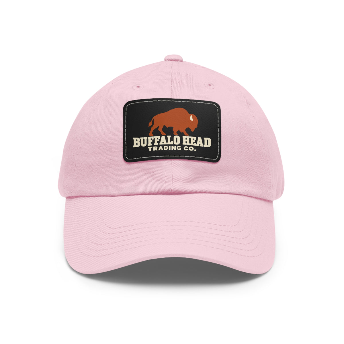 Buffalo Head Trading Co. Leather Patch Dad Hat