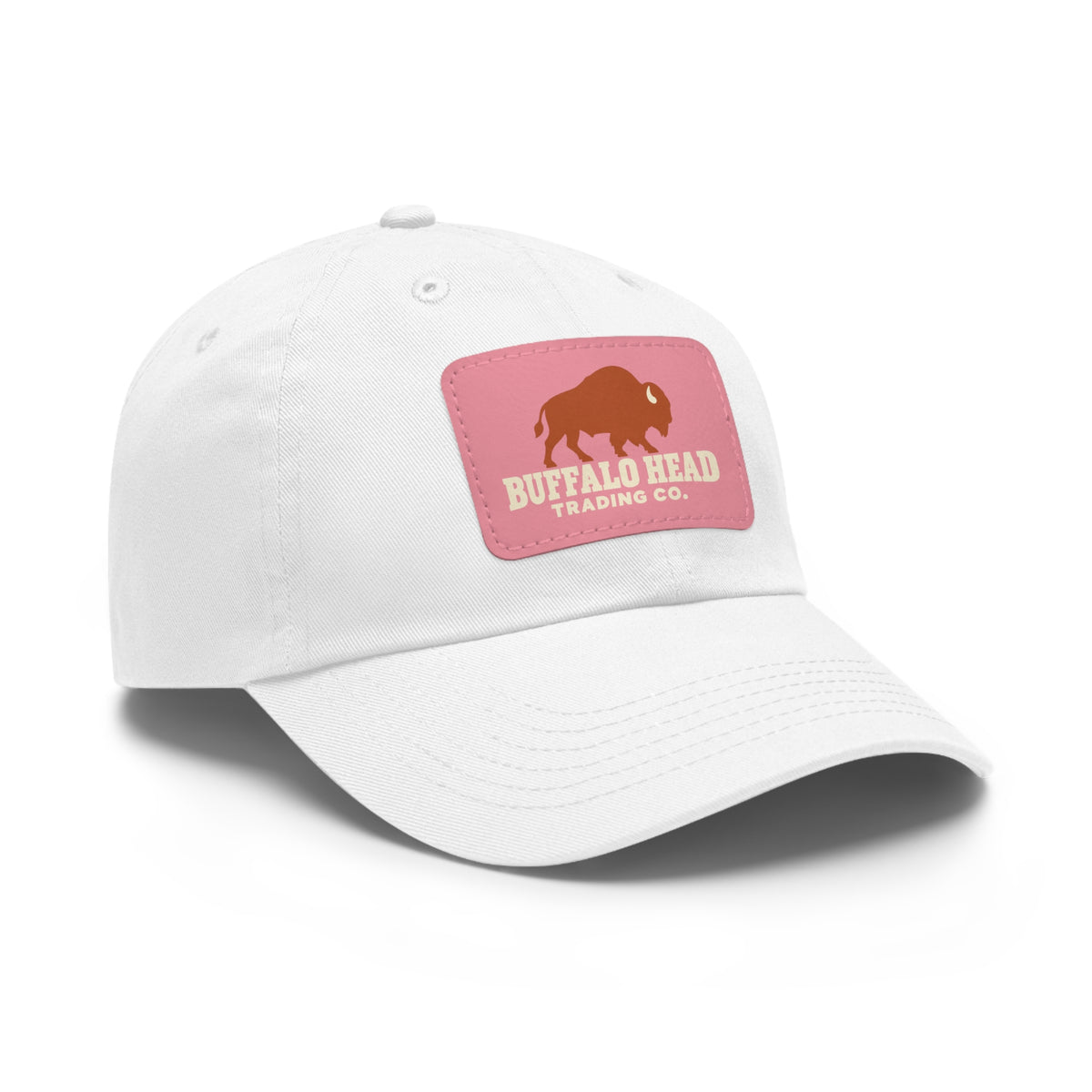 Buffalo Head Trading Co. Leather Patch Dad Hat
