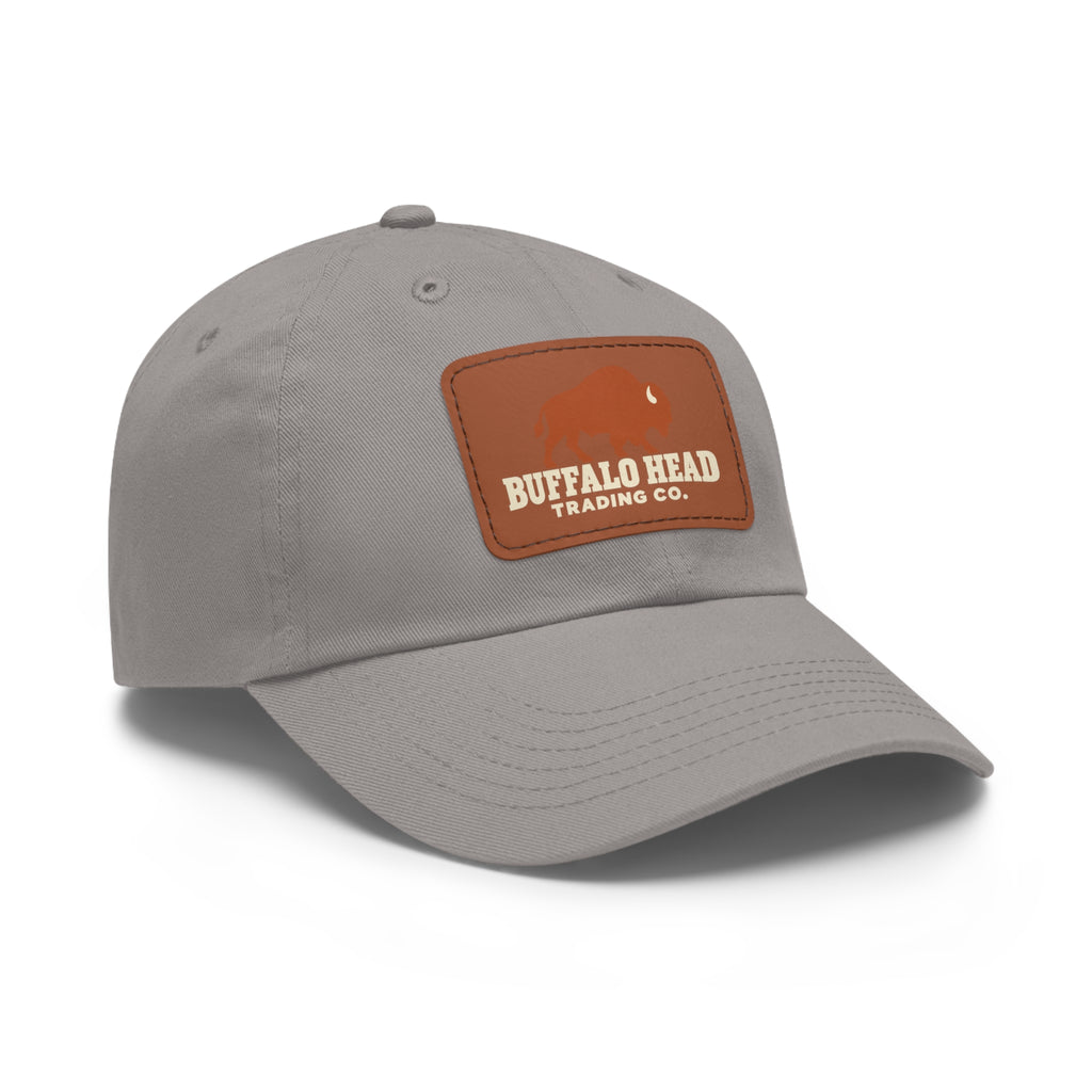 Buffalo Head Trading Co. Leather Patch Dad Hat