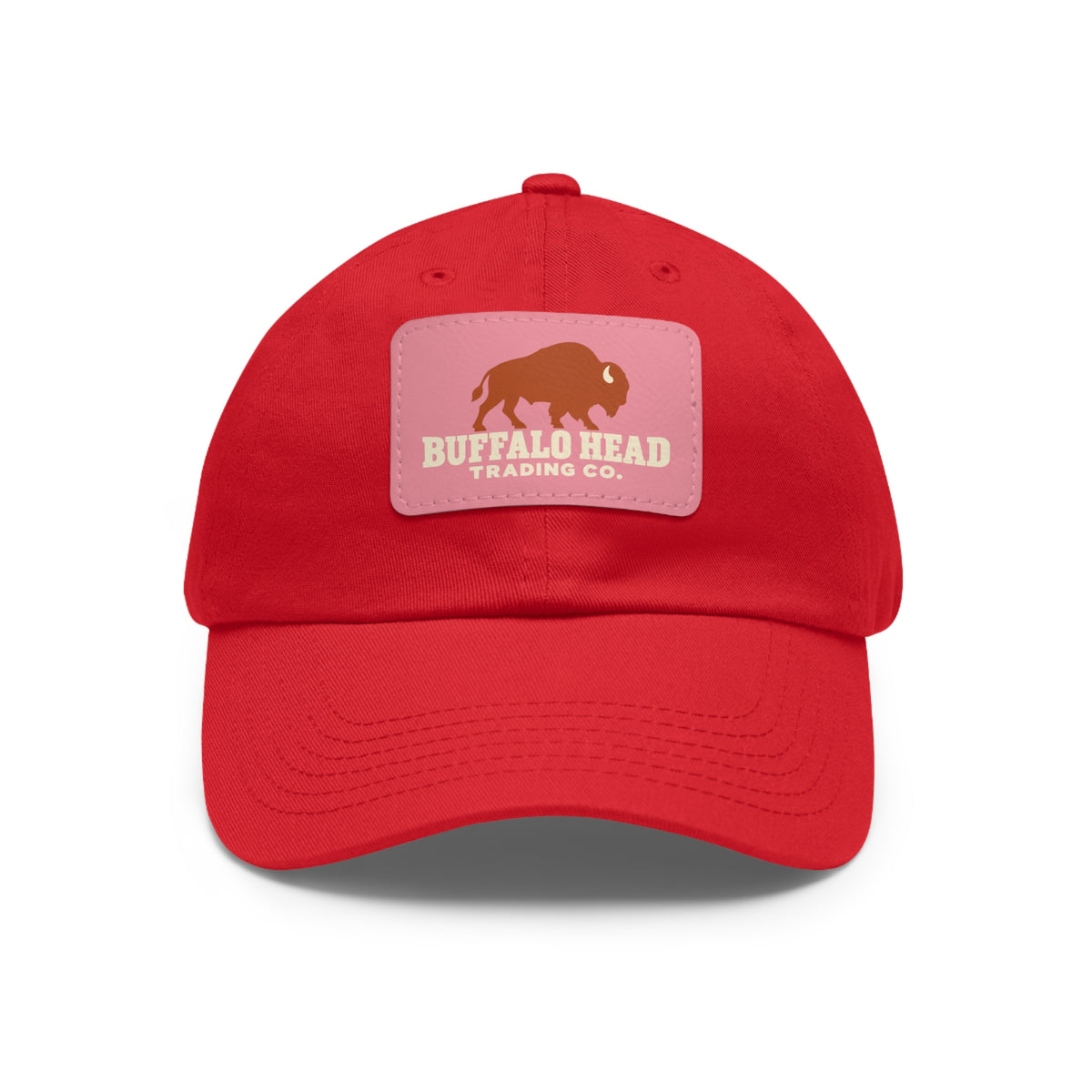 Buffalo Head Trading Co. Leather Patch Dad Hat