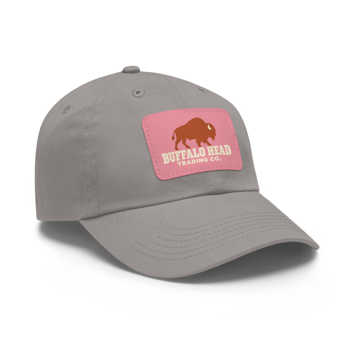 Buffalo Head Trading Co. Leather Patch Dad Hat